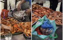 7 người đút túi hơn 10kg hải sản mang về khi ăn buffet