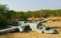 Hiện trường UAV Heron Ấn Độ đâm xuống đất