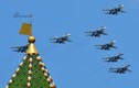 Máy bay Không quân Nga bay rợp trời trên Quảng Trường Đỏ