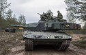 Cận cảnh xe tăng Leopard 2A5 hiện đại nhất QĐ Thụy Điển