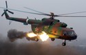 Mục kích trực thăng Mi-8MT của Bộ Nội vụ Nga oanh tạc