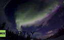 Đám mây màu tím kỳ quái khổng lồ trên bầu trời Nga