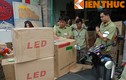 Bắt giữ hàng trăm thùng đèn led không rõ nguồn gốc