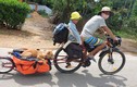 Bán hết tài sản, cặp vợ chồng Vũng Tàu đạp xe chở 2 con nhỏ đi phượt khắp Việt Nam