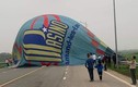 Thực hư việc khinh khí cầu Tuyên Quang bị rơi ngoài đường nhựa