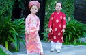 Nhóc tì nhà sao Việt xinh xắn diện áo dài đón Tết
