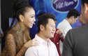 Thu Minh thân thiết với Bằng Kiều ở hậu trường Vietnam Idol