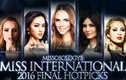 Ai sẽ đăng quang Hoa hậu Quốc tế 2016?