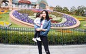 Hoa hậu Trương Tử Lâm đón tuổi mới bên con gái