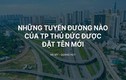 20 tuyến đường có tên mới ở TP Thủ Đức