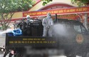 Binh chủng Hóa học đưa 15 xe đặc chủng tiêu độc, khử trùng 4 huyện ở Bắc Giang