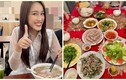 Đỗ Thị Hà khoe ăn món Việt khi đến Mỹ