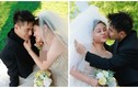 Lê Dương Bảo Lâm hôn má Lê Giang trong bộ ảnh diện đồ cưới