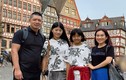 Diễn viên Bình Minh đưa vợ con đi du lịch châu Âu