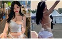 Phát ngượng với hot girl diện quần ngắn cũn cỡn khi đi ăn