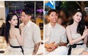 Hoa hậu Hương Giang - Phú Cường tình tứ tại sự kiện