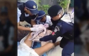 Video 3 cảnh sát đỡ đẻ cho bà bầu bên vệ đường
