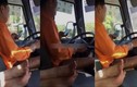 Video: Tài xế xe buýt vừa lái xe vừa chat Zalo
