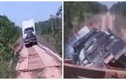 Xe tải liều lĩnh qua cầu gỗ và cái kết chết chóc