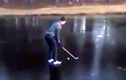 Đánh golf trên mặt hồ đóng băng và cái kết bẽ bàng