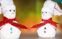 Video: Tự tay làm người tuyết và cây thông Noel vô cùng đẹp mắt