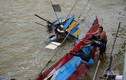 13 công nhân mắc kẹt giữa sông ở Quảng Ngãi được giải cứu