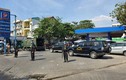 Cảnh sát vũ trang phong toả cây xăng ở Gò Vấp - TP HCM