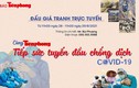 Báo Tiền Phong tổ chức đấu giá 12 bức tranh “Tiếp sức tuyến đầu chống dịch” 