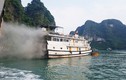 Hạ Long: Tàu du lịch Yến Ngọc bất ngờ bốc cháy ngùn ngụt