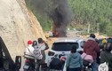 Xe đầu kéo cháy rụi trên đèo An Khê: Đã khơi thông ách tắc 