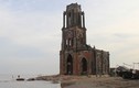 Hoang tàn nhà thờ đổ Nam Định bị biển xâm thực