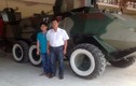 Ngắm xe bọc thép nông dân Việt chế tạo cho QĐ Campuchia