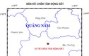 Động đất mạnh ở Quảng Nam đúng mùng 3 Tết