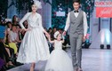 Huy Khánh - Mạc Anh Thư mang con gái lên sàn catwalk