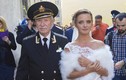 Ảnh cưới của diễn viên Nga lấy vợ kém 60 tuổi
