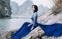 Hoa hậu Sương Đặng thướt tha áo dài ở Hạ Long