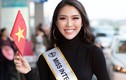 Học trò Hoàng Thùy rạng rỡ lên đường dự thi Miss Intercontinental