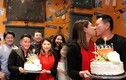 Thanh Thảo hôn bạn trai Việt kiều trong tiệc sinh nhật sớm