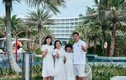 Vợ CEO cùng con gái Bình Minh mặc chung mẫu váy như chị em