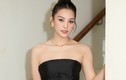 Tiểu Vy rạng rỡ đi chấm sơ khảo Miss World Vietnam 2023