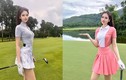 Cựu siêu mẫu Đào Lan Phương trẻ trung, xinh đẹp trên sân golf 