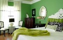 Trang trí phòng ngủ với tường xanh mát lạnh