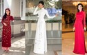 Ngắm những hình ảnh hoa hậu Việt diện áo dài cực kỳ duyên dáng