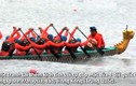 Video: Hồ Tây "dậy sóng" với cuộc tranh tài đua thuyền rồng