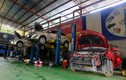 Garage ôtô quá tải sau trận mưa lớn ở Hà Nội