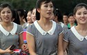 CĐV Triều Tiên xinh đẹp đến Mỹ Đình cổ vũ đội nhà