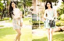 Hoa hậu Điện ảnh 2015 Thanh Mai đẹp ngọt ngào trên phố