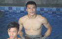 Video: Ngắm body siêu chuẩn của các "hot boy" U23 Việt Nam dưới bể bơi