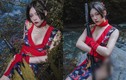 Hot girl xinh đẹp hóa nữ chiến binh “tắm tiên” giữa rừng