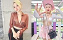 Đỏ mặt hot girl xinh đẹp mê mốt xuyên thấu, lộ chân ngực 